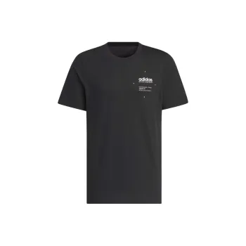 Adidas Small Linear Logo T Shirt Asia Sizing 'Black'