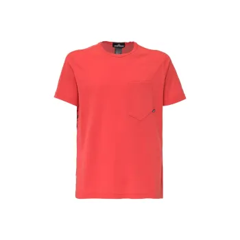 STONE ISLAND T Shirts Men Red