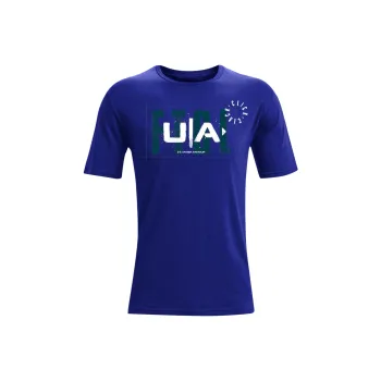 Under Armour Football Short Sleeve T-Shirt Men's Blue