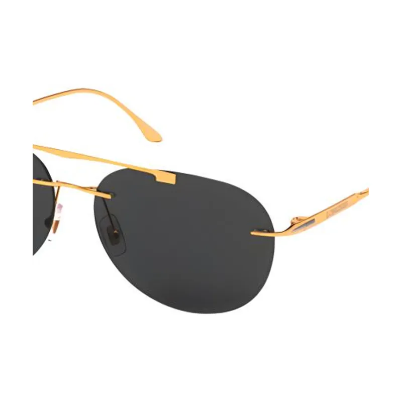 LONGINES Palladium Aviator Sunglasses Men's Gold-1