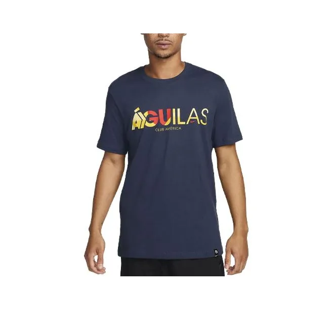 Nike Club América Mercurial T-Shirt Men's Marine Blue-0
