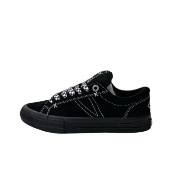 X JIMSUN Coverage Slip Resistant And Abrasion Resistant Low Top Skateboard Shoes Unisex Warrior Black