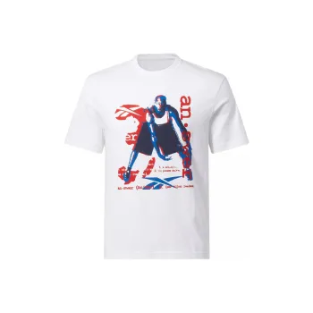 Reebok ALLEN IVERSON Collection BB IVERSON GRAPHIC TEE T Shirt Men's White