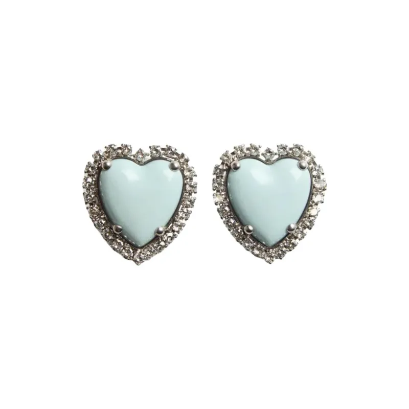 Valentino Coeur Hyperbole Clip on Earrings-0