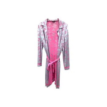 CHANEL Pajama Robe Women's Pink
