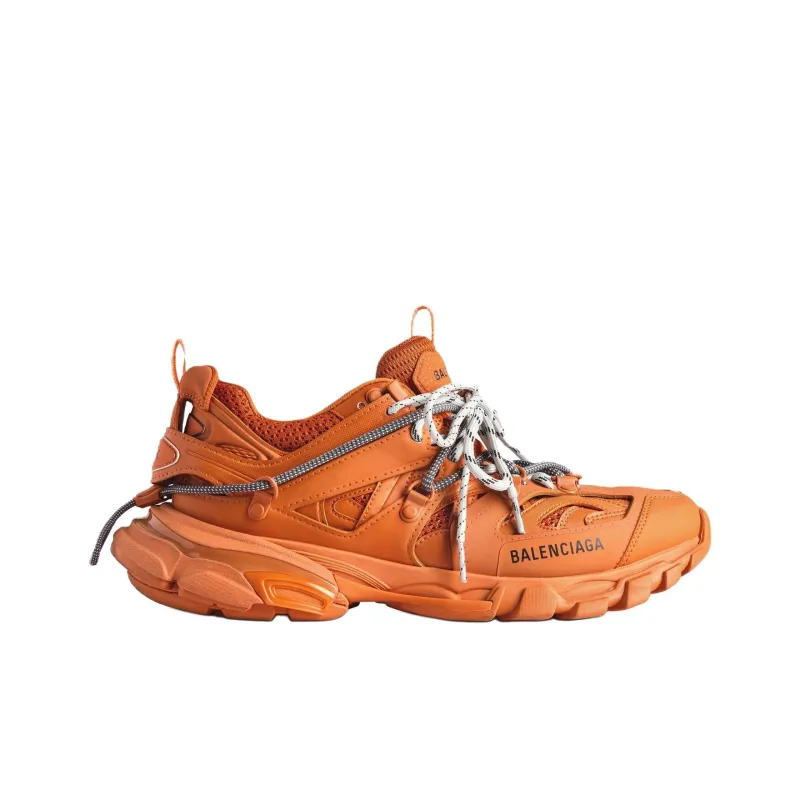 Balenciaga Track 1.0 Trail Laces Low Top Casual Shoes Men's Orange-1