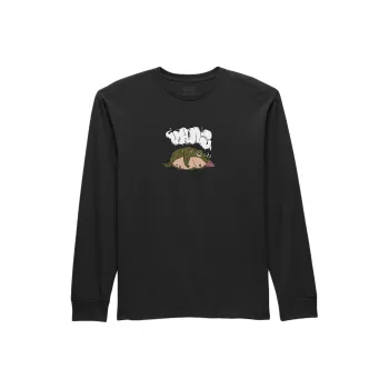 Vans Snoozarito Long Sleeve T-Shirt T-Shirt Men's Black
