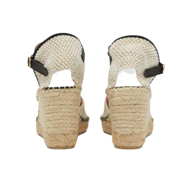 Carel Espelette Wedge Heel High Heels 8.5cm Women's Beige-4