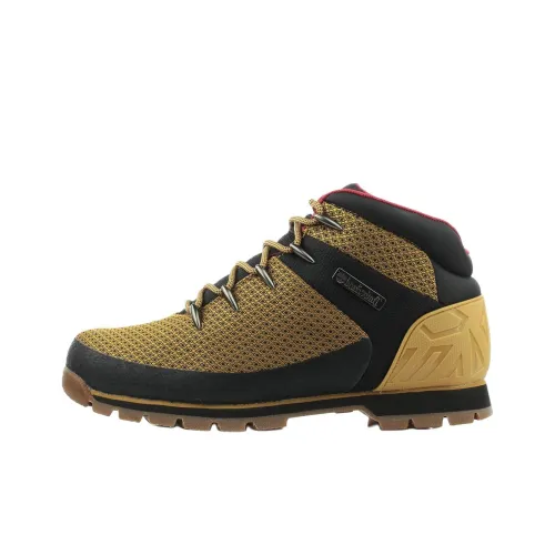 Timberland Euro Sprint Waterproof Cushioning Short Outdoor Boots Men's Light Brown