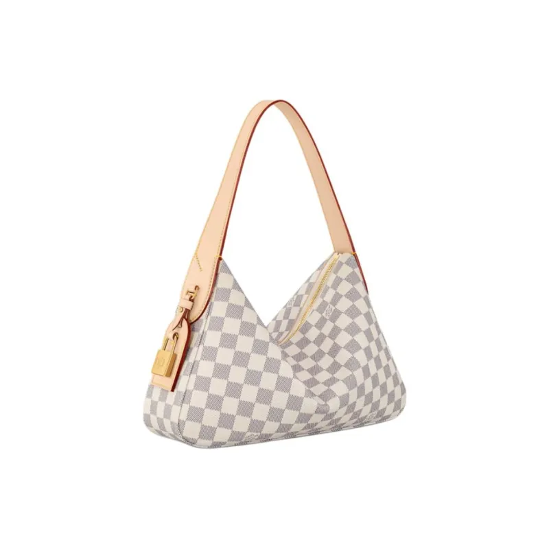 LOUIS VUITTON Coated Canvas Shoulder Bag Trumpets Women's Sky Blue-1