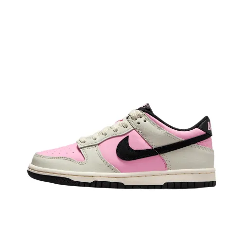 Nike Dunk Abrasion Resistant Low Top Skateboard Shoes Women's Pink