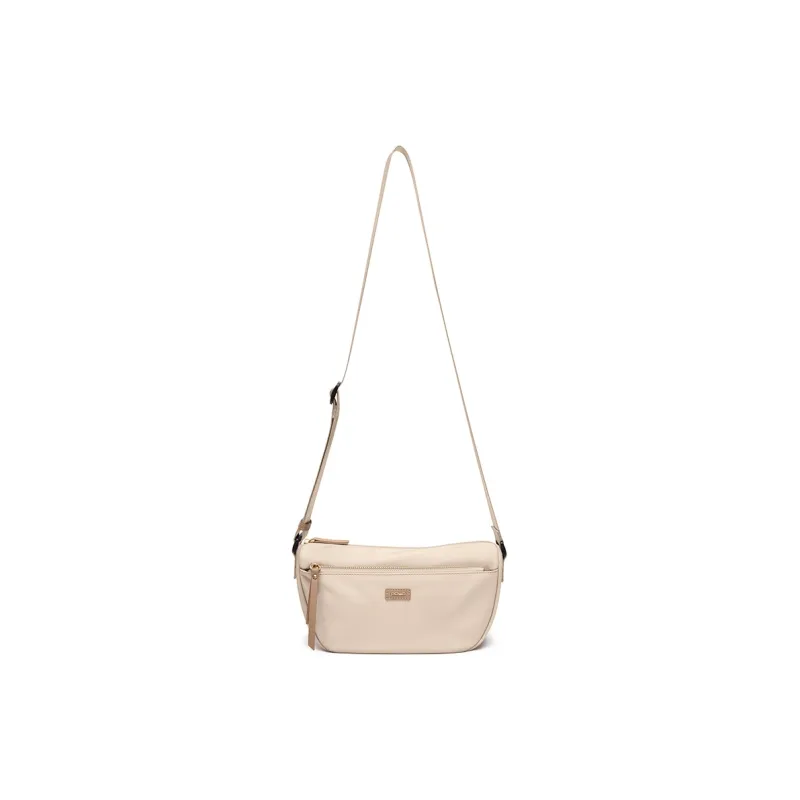 POLO Fabric Crossbody Bags Shoulder Bags Women's Milk Tea Apricot/Classic Black-1