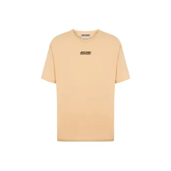 MOSCHINO Logo embroidered Cotton T shirt