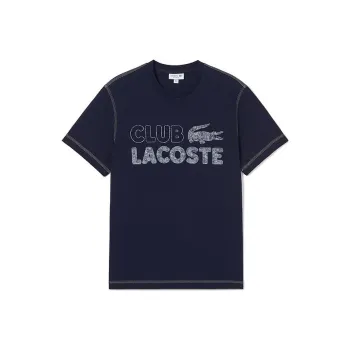 LACOSTE T Shirts Men Navy Blue/166
