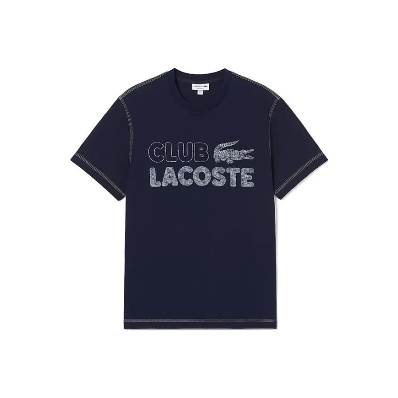 LACOSTE T Shirts Men Navy Blue/166-0