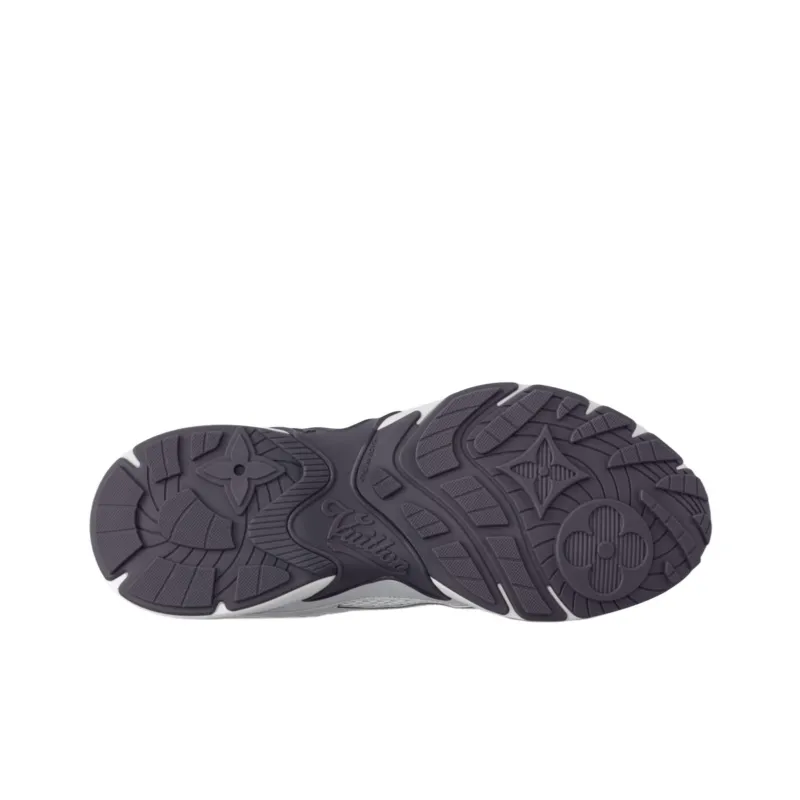 LOUIS VUITTON Olympia Low Top Casual Shoes Women's Silver-5