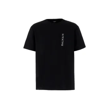 BALMAIN Logo embossed T shirt