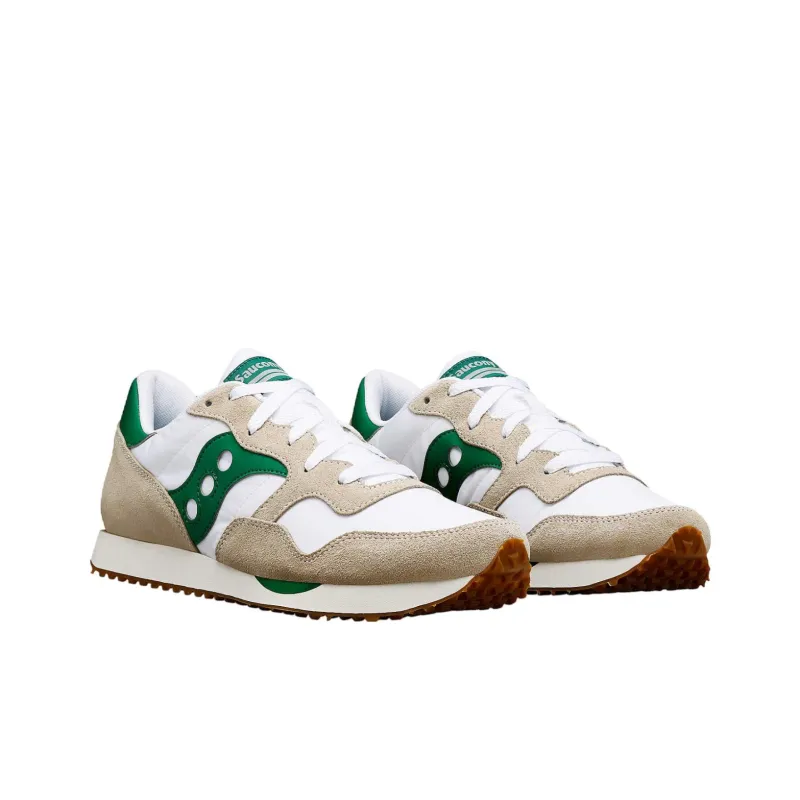 Saucony DXN Trainer Anti Slip Wear Resistant Low Top Casual Running Shoes Unisex White Green-2