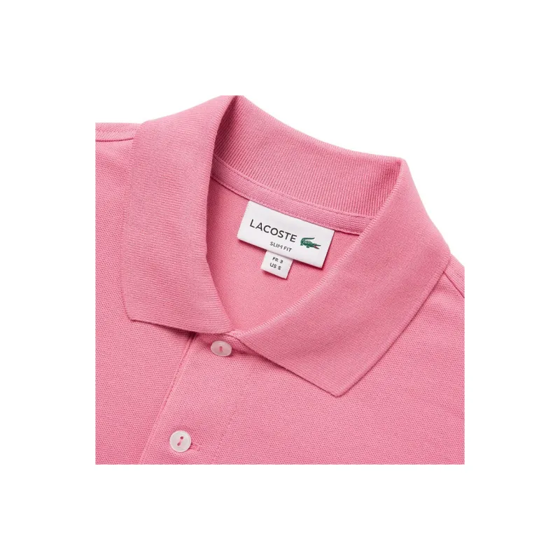 LACOSTE Polo Shirt Men's Rose Red-2
