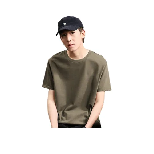 Tonlion T Shirt Men's Light Taupe Brown