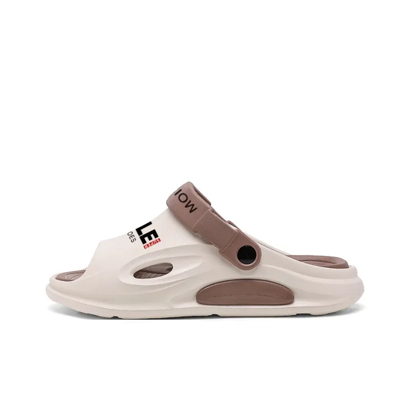 MIIOW Beach Sandals Unisex Black Orange/Beige Brown/White Green/White Black/White Lake Blue-3