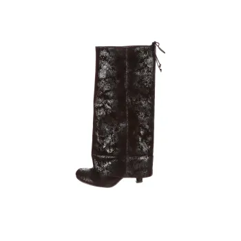 IRREGULAR CHOICE Final Cut Knee-high Boots 6cm Women's Black