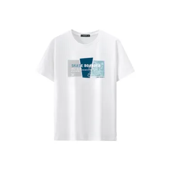 Jean West T Shirt Regular Summer Men's White