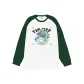 White Body with Green Sleeves