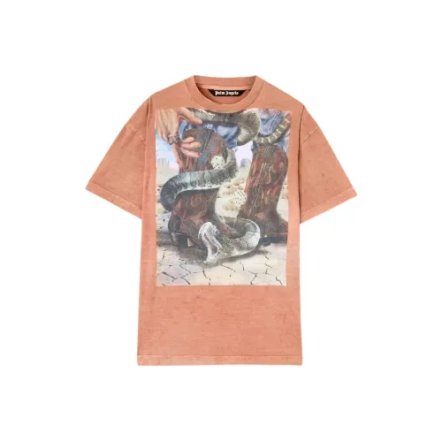 PALM ANGELS Graphic Printed Crewneck T Shirt