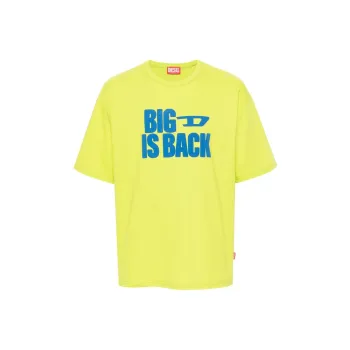 DIESEL T Shirt Men's Yellow Green