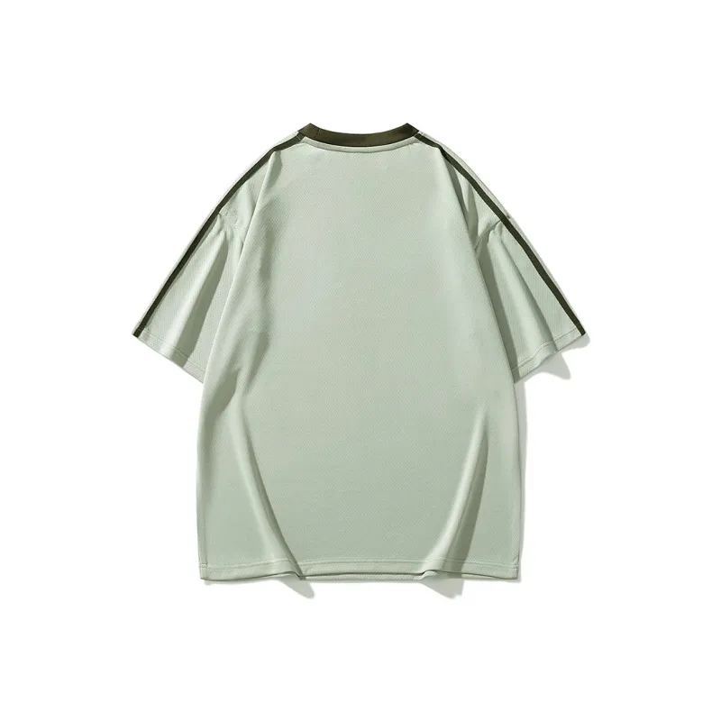 Caramella Drop Shoulder Sleeve T Shirt Unisex Black-5
