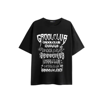 GROOL T-Shirts Unisex Black