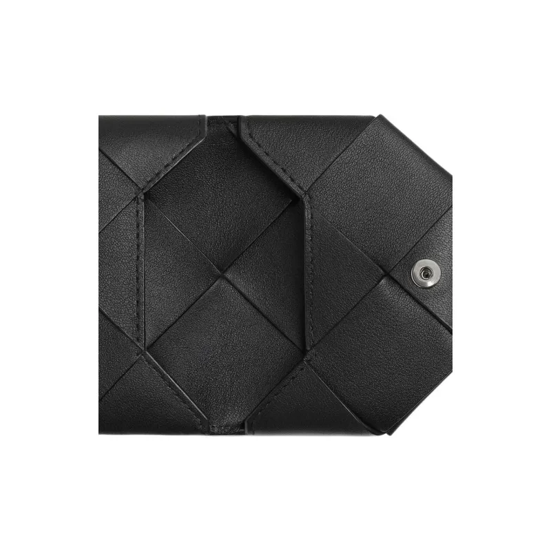 Bottega Veneta Diago Calfskin Card Holder Men's Black-2