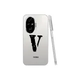 Moonlight Silver-Single Letter Capital V