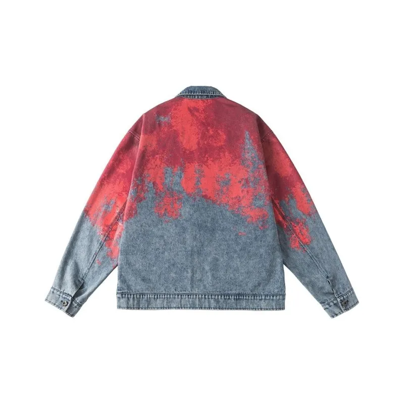 PLUSONEONE+ Denim Jacket Unisex Blue-1