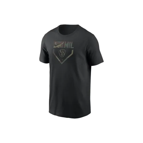 Nike Milwaukee Brewers Camo T-Shirt Men's Black