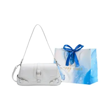 ROUNDOT PU Handbag Shoulder Bag Crossbody Bag Regular Women's White/Black/Red/Pink/Brown