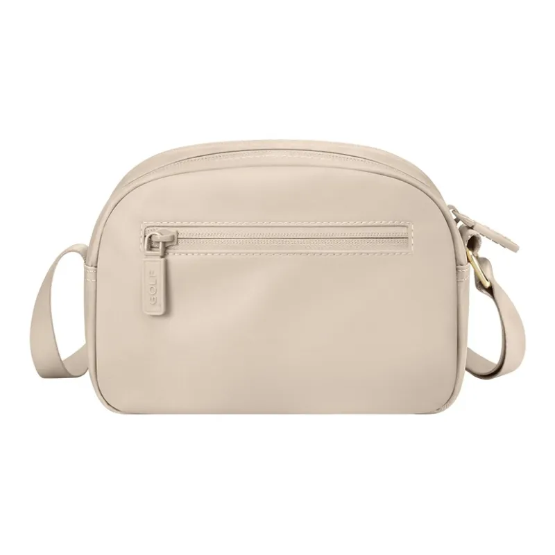 GOLF Fabric Shoulder Bag Crossbody Bag Women's Apricot/Elegant Black-3