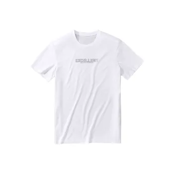 Mr.Bu T-Shirts Men Moon White