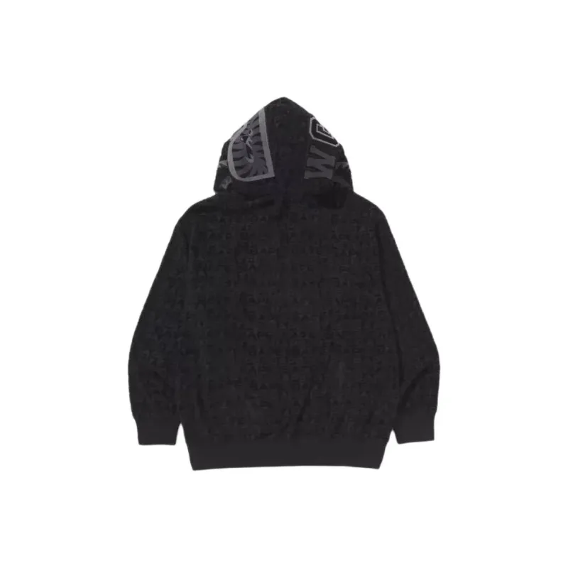 Bape Lux Sport Pattern Shark Relaxed Fit Full Zip Hoodie-2