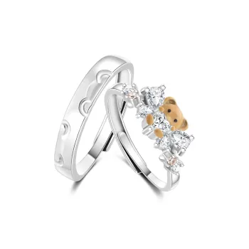 VIVIWELL S925 Silver Rings Unisex