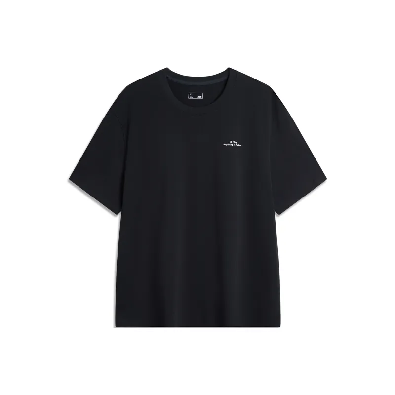 LiNing Weekend Youth Sports Fashion Collection T-Shirt Unisex Black-0