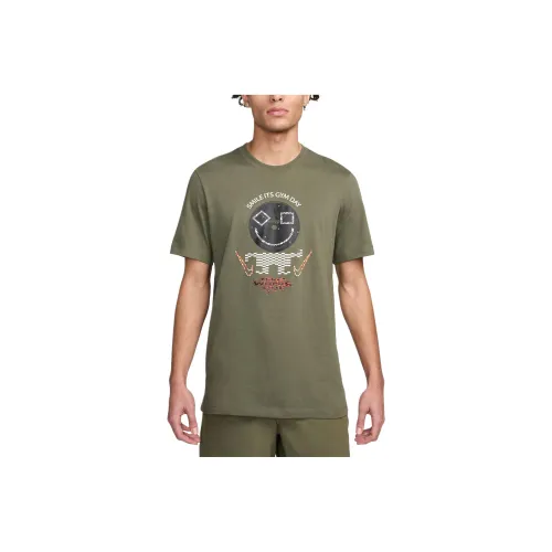 Nike Fitness T-Shirt T-Shirt Men's Medium Olive