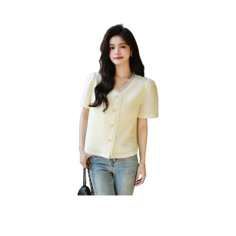 PLANE DRIFT Shirt Women's Beige-2