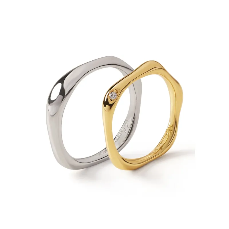 RHODON S925 Silver Rings Unisex-0
