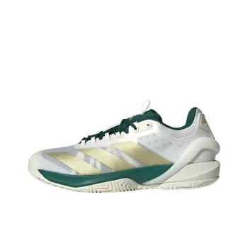 Adidas Adizero Cybersonic 2 Breathable Low Top Tennis Shoes Men's White Green
