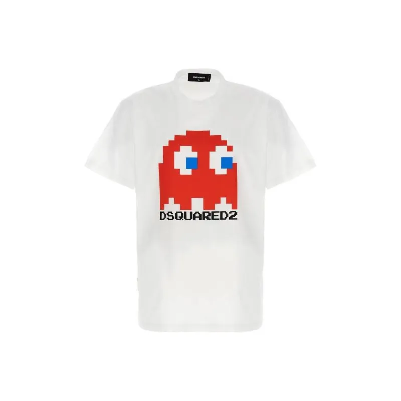DSQUARED 2 Graphic Printed Crewneck T Shirt-0