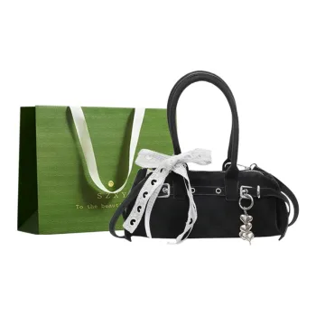 Three Ducklings PU Shoulder Bag Crossbody Bag Handbag Regular Women's Ecru/Blue/Pink/Black