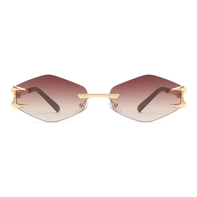 NOME Zinc Alloy Irregular Shape Sunglasses Unisex-6