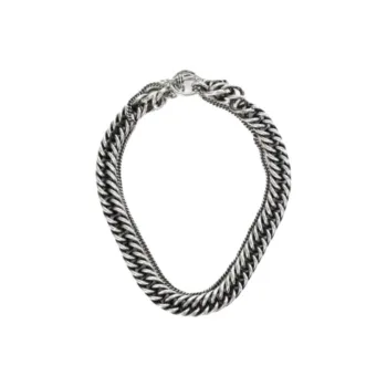 Ann Demeulemeester Silver Necklaces Women's Silver